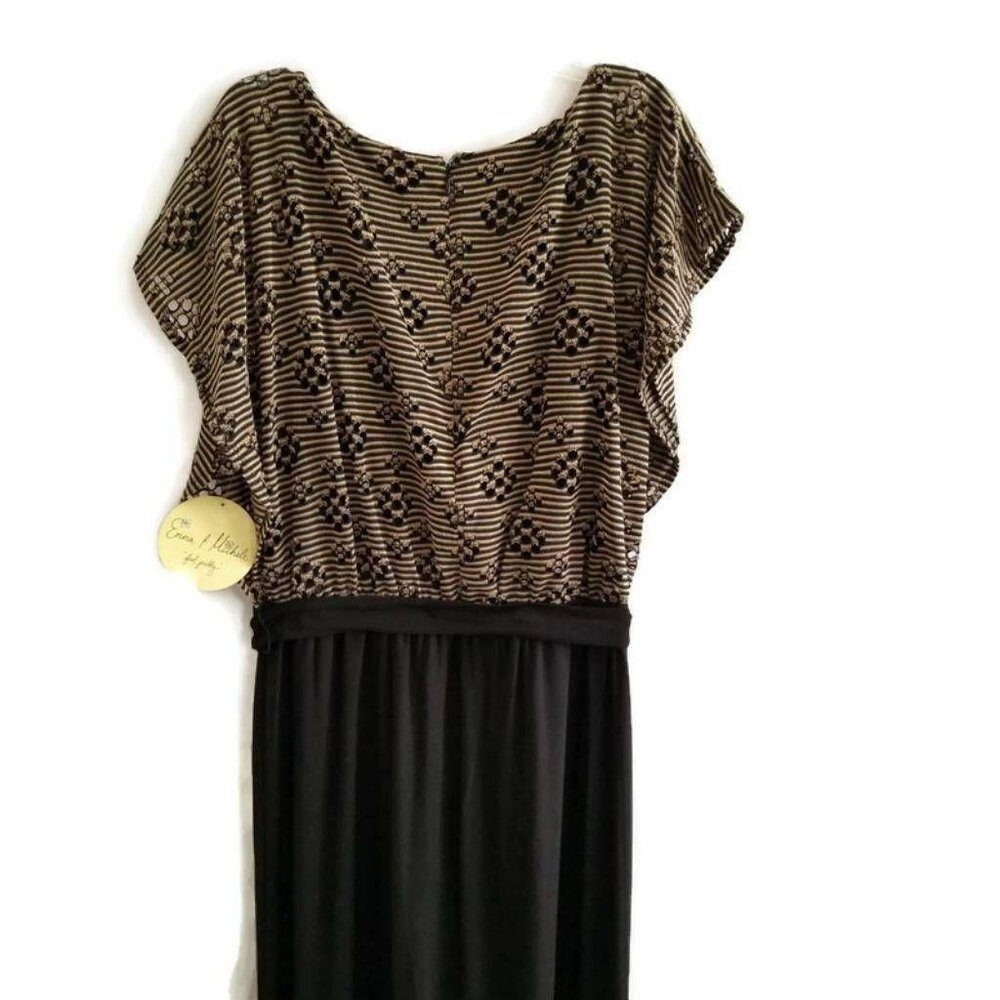 Emma & Michelle Women's Jumpsuit Flutter Sleeves Stretch Belted Pants Medium NWT - Picture 6 of 11